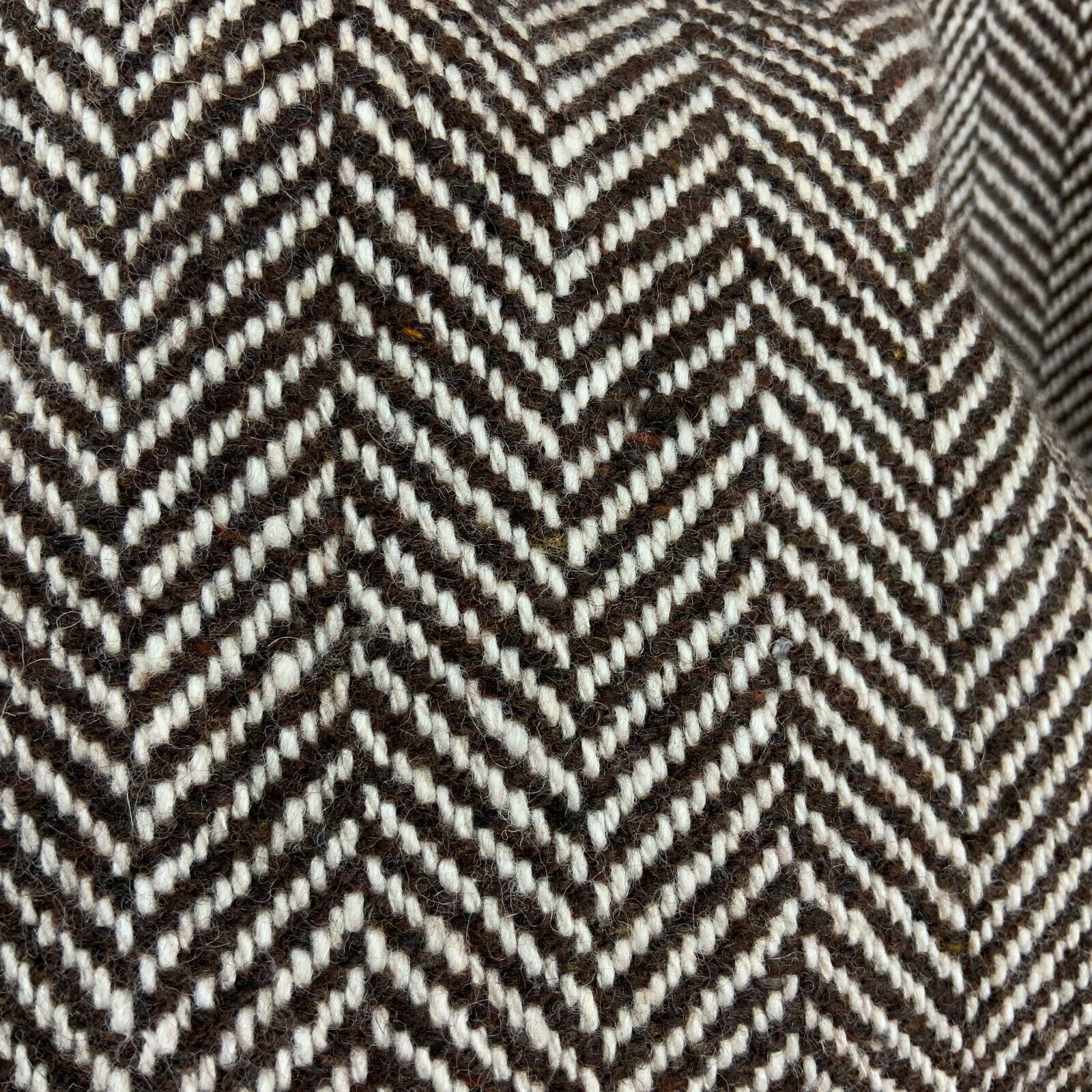 Sean John Herringbone Pattern Wool Coat Jacket Women's Size XL