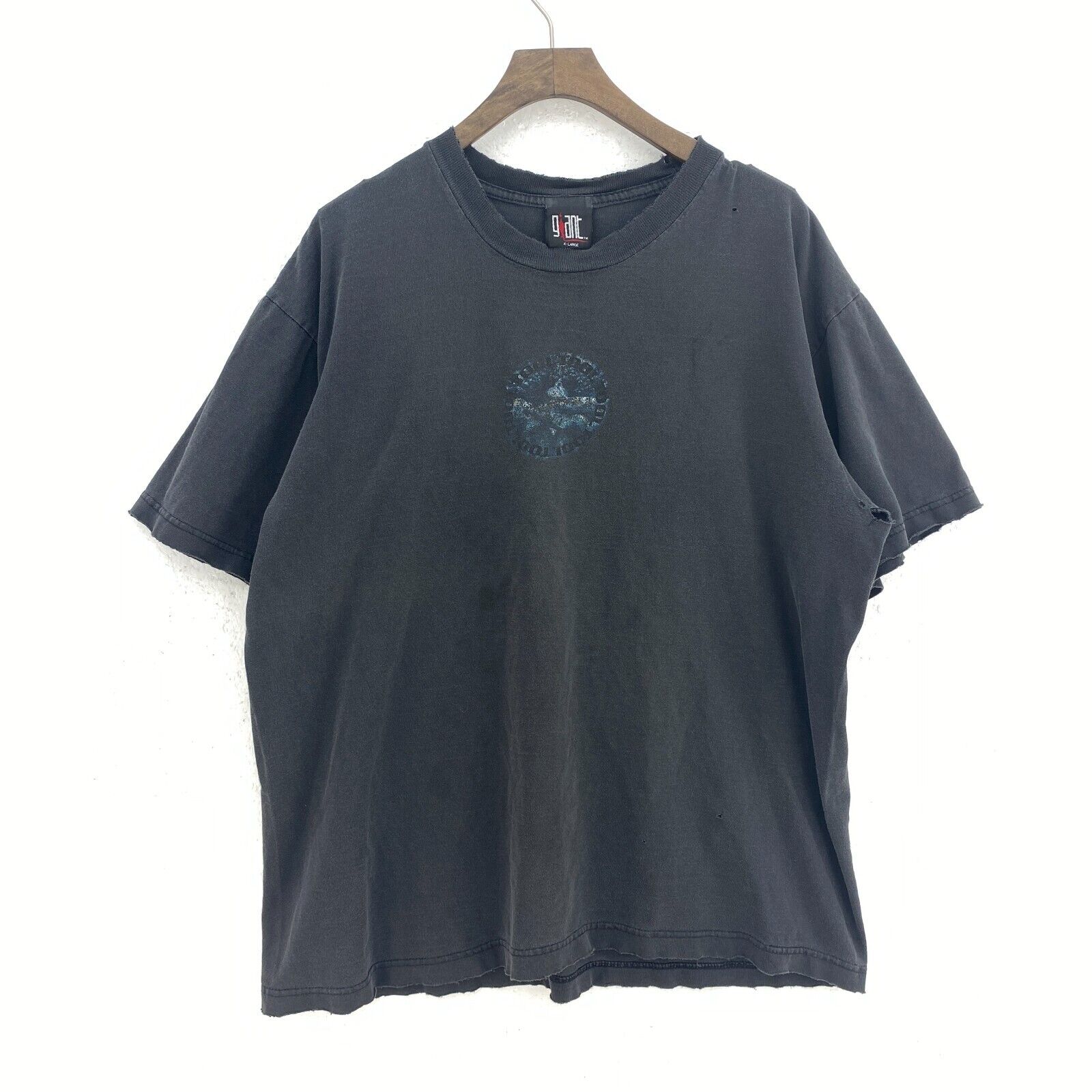 Vintage Faded Tool Band Shirt Giant Licensed Black Size XL