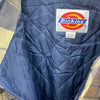 Vintage Dickies Plaid Flannel Shirt Jacket Size XL Brown Button Up