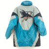 Vintage New Face San Jose Sharks NHL Full Zip Blue Insulated Jacket Size L Kids