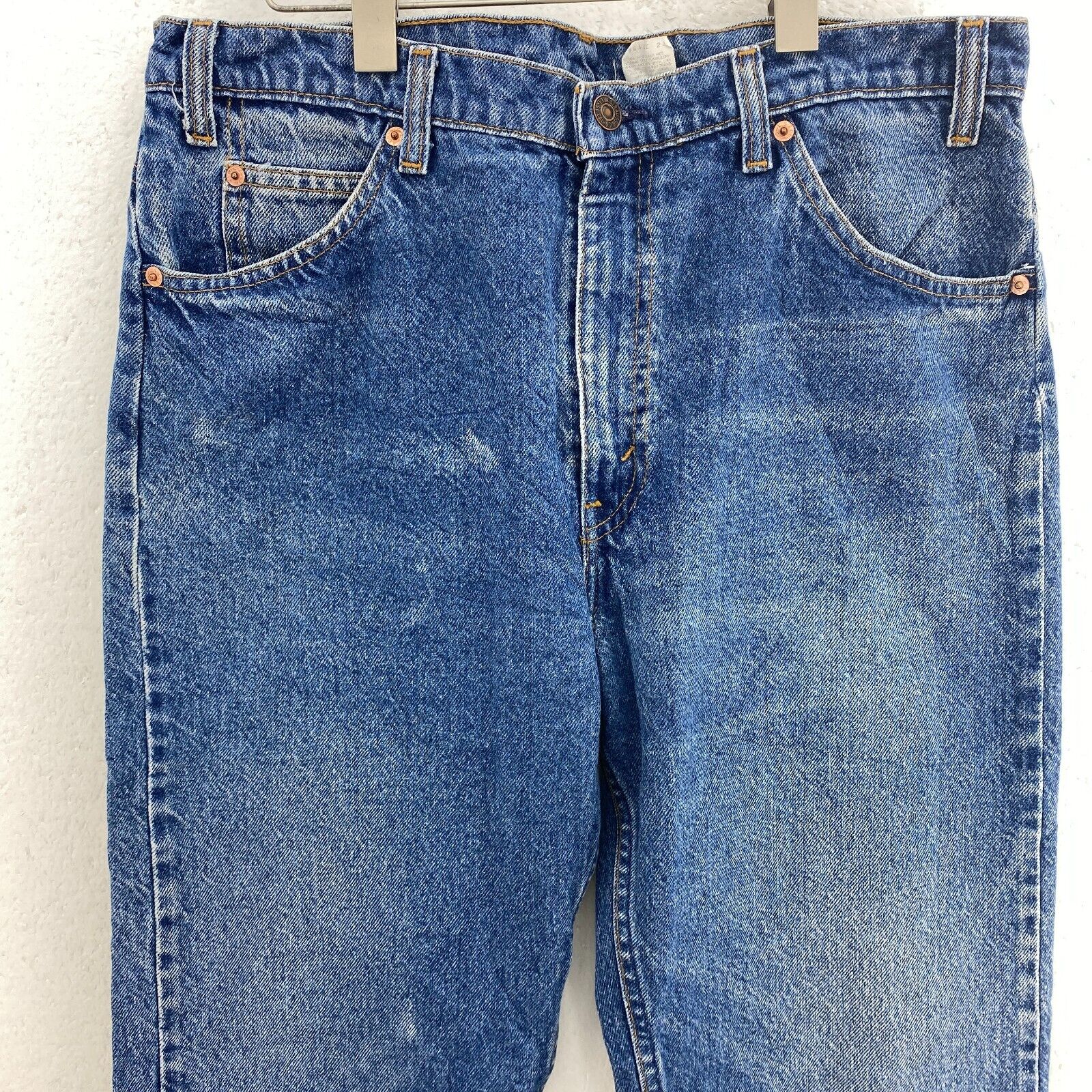 Levi Strauss Orange Tab Relaxed Fit Size 36 x 30 Medium Wash Blue Jeans