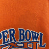 Denver Broncos NFL Super Bowl XXII 1987 Orange Sweatshirt Size XL Crewneck
