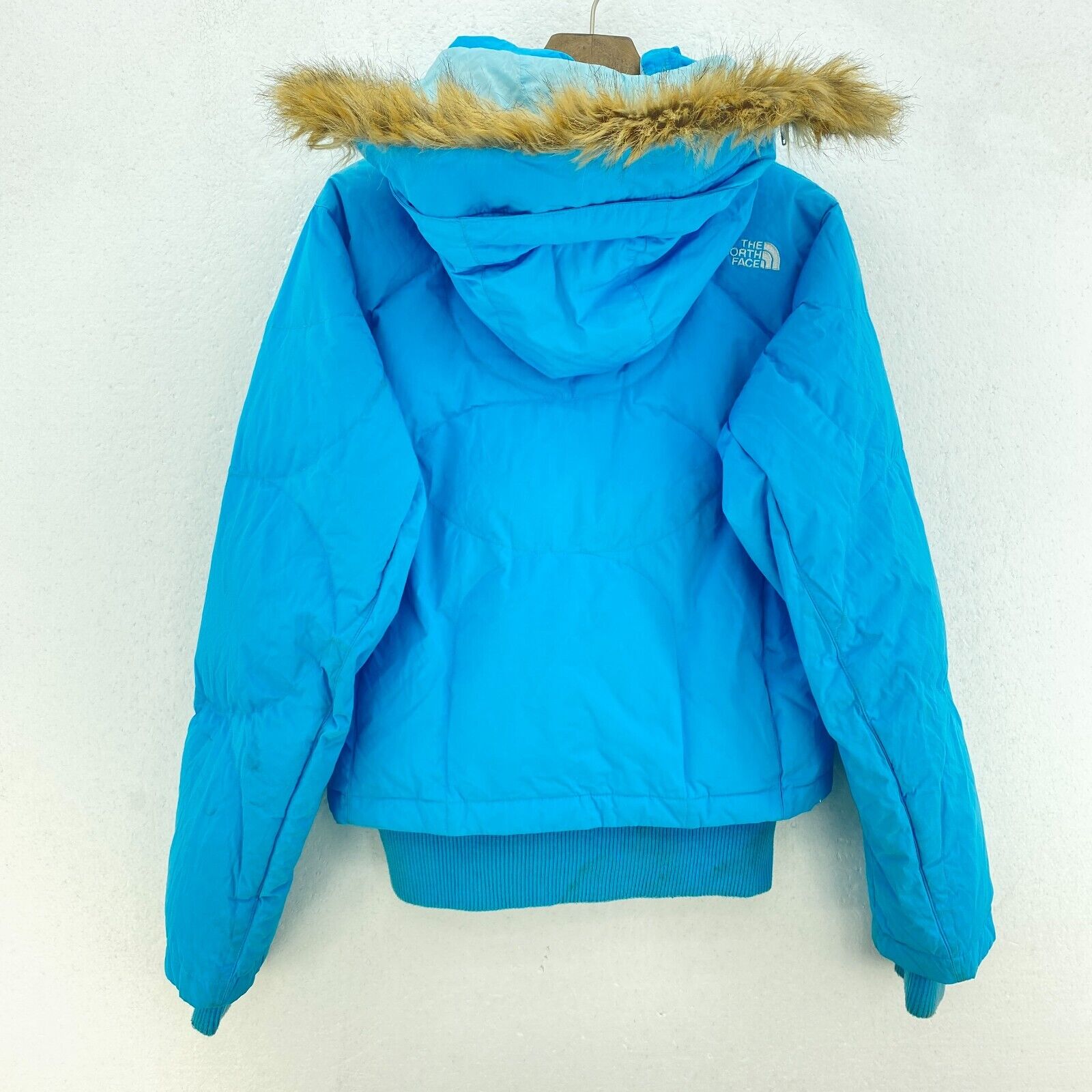 The North Face 600 Blue Puffer Full Zip Jacket Size M Women's