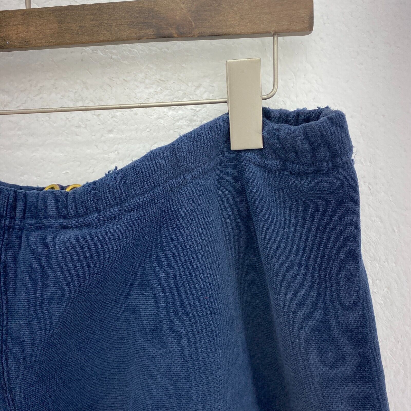 Vintage Champion Warm Up Blank Navy Blue 90's Sweatpants Size 36