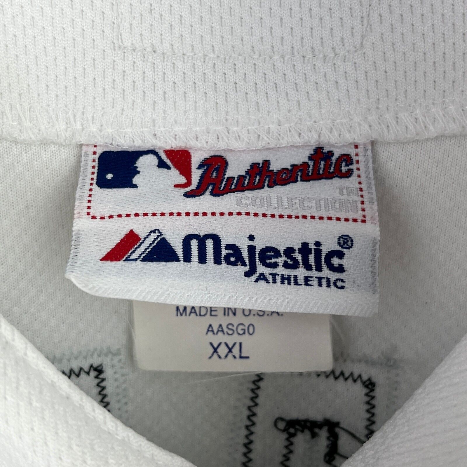 Vintage Majestic All Star Game Chicago White Sox MLB White Jersey Size 2XL