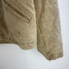 Carhartt Workwear Logo Tan Jacket Size 46 Full Zip Up