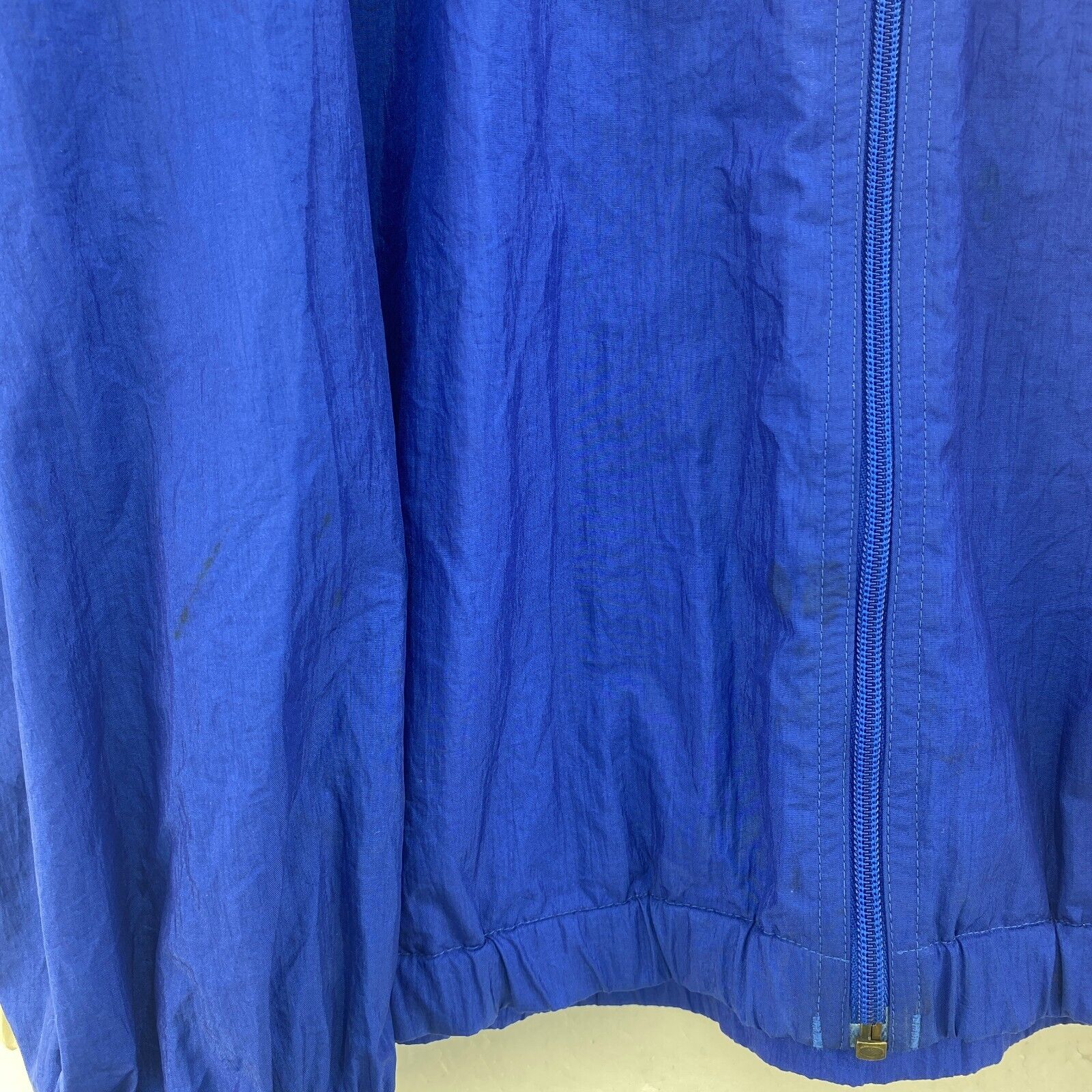 Chicago Cubs MLB Big Logo Apex One Pullover Windbreaker Jacket Blue Size M
