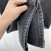 Levi's 555 Orange Tab Dark Wash Black Denim Straight Jeans Size 33