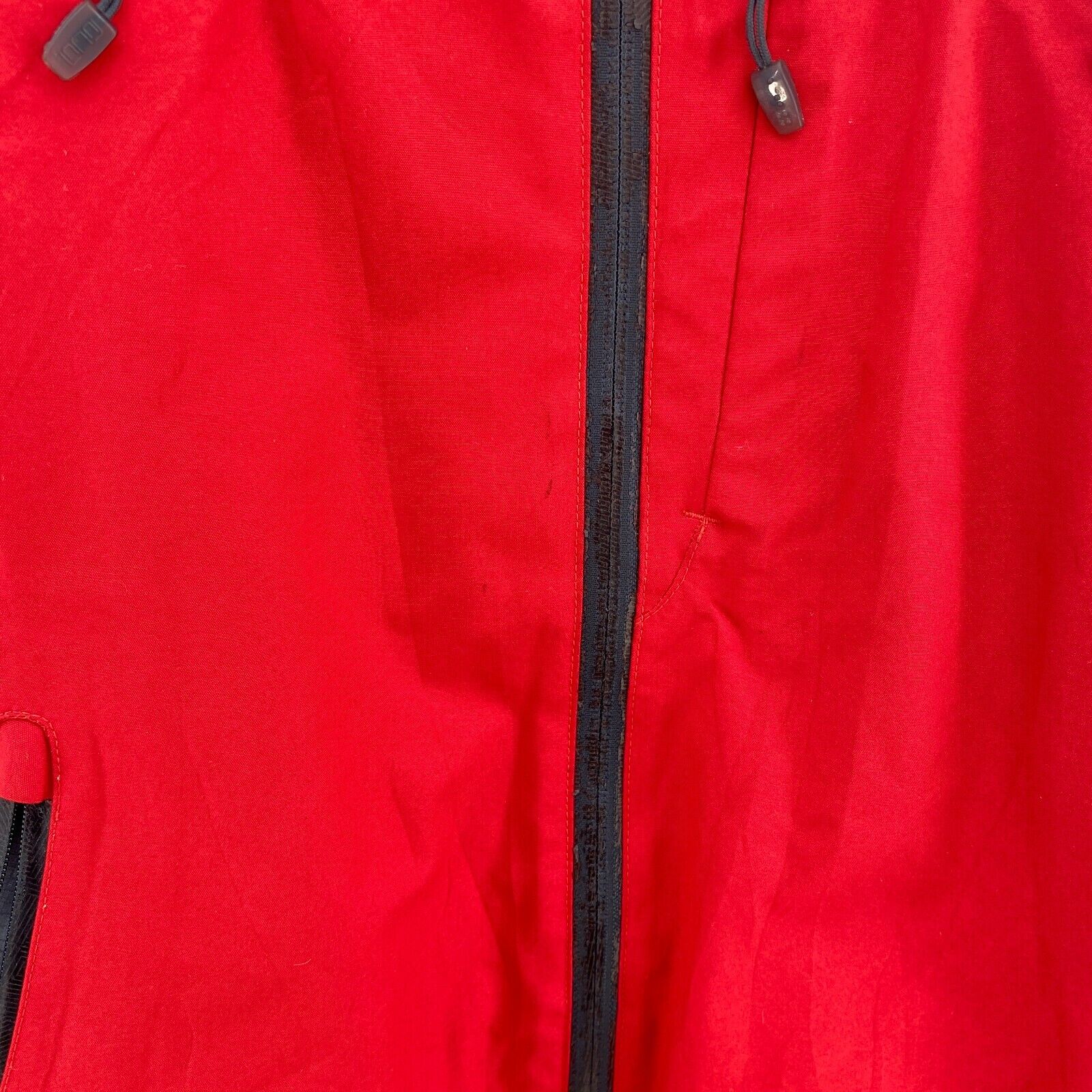 Nike ACG 3 Vintage Windbreaker Hooded Jacket Full Zip Pockets Size L Red