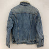 Levi Strauss Sherpa Lined Button Up Light Wash Blue Denim Jacket Size S