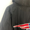 Starter NFL New England Patriots Black Quarter Zip Insulated Jacket Size XL
