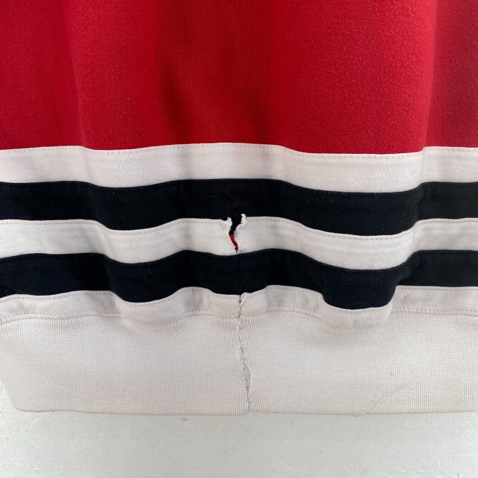 9 Robert Marvin Hull Chicago Black Hawks Red Sweatshirt NHL Starter Size L