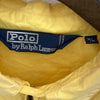 Polo By Ralph Lauren Logo Embroidered Yellow Light Jacket Size M Full Zip Up