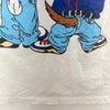 Looney Tunes Tasmanian Devil Bugs Bunny White T-shirt Front Back Print Size M