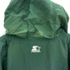 Starter Miami Hurricanes Logo NFL Green Hooded Light Jacket Size XL