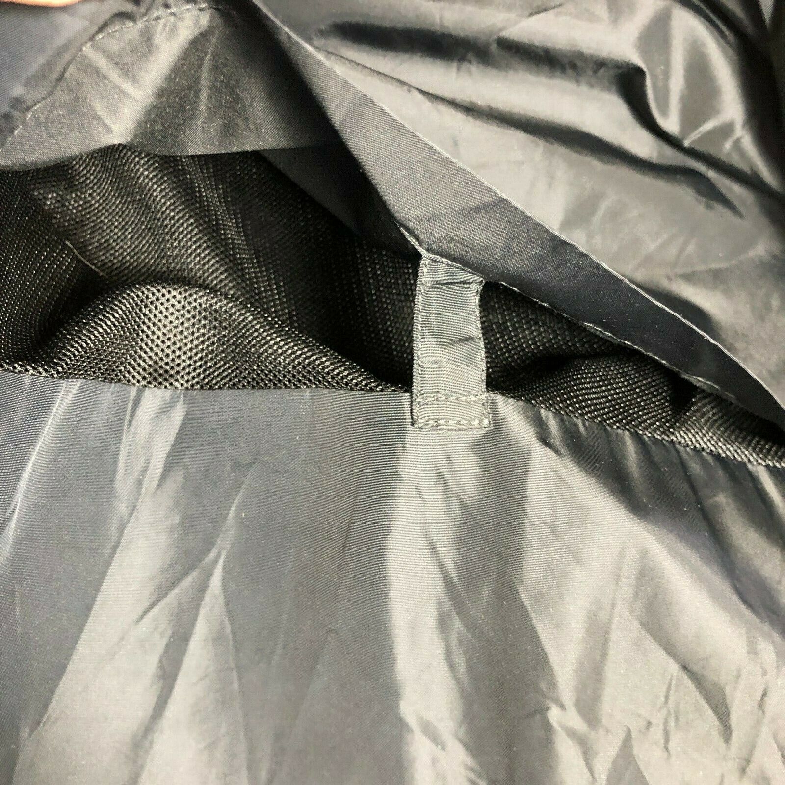 Polo Ralph Lauren Mid Length Black Shell Nylon Jacket Full Zip Size M