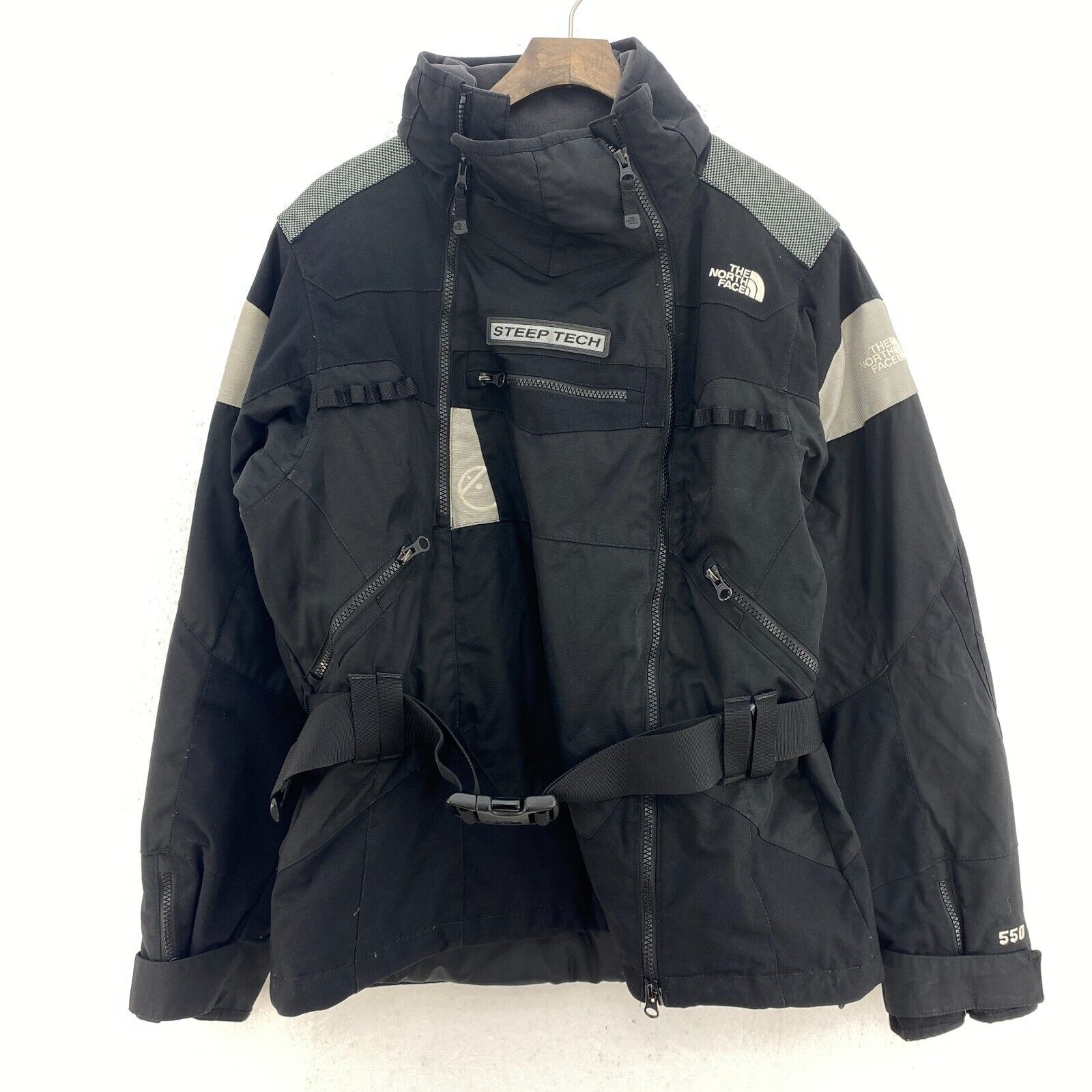 The North Face 550 Steep Tech Jacket Size L Black Women's Full Zip Up