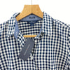 Tommy Hilfiger Navy Blue Gingham Button Down Shirt NWT