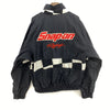 Snap On Racing Cars Black Vintage Windbreaker Light Jacket Size L
