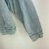 Vintage Levi Strauss Sherpa Lined Denim Jacket Size M Light Wash Blue Trucker