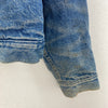 Levi's Sherpa Denim Blue Medium Wash Size 46 Snap Up
