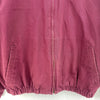 Vintage Chaps Ralph Lauren Burgundy Red Full Zip Canvas Harrington Jacket Size M