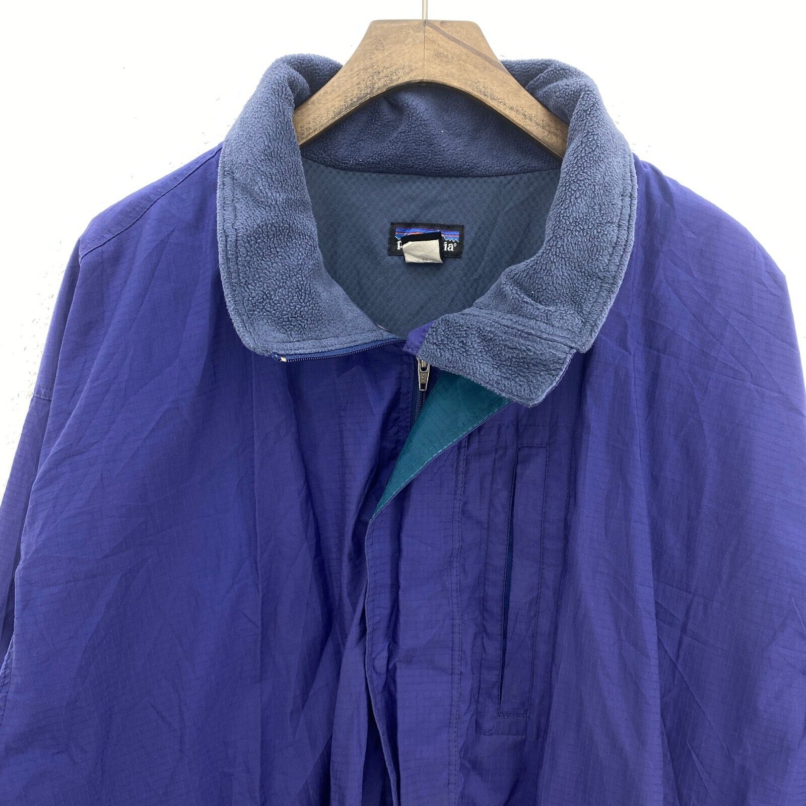 Vintage Patagonia Purple Full Zip Light Jacket Size XL