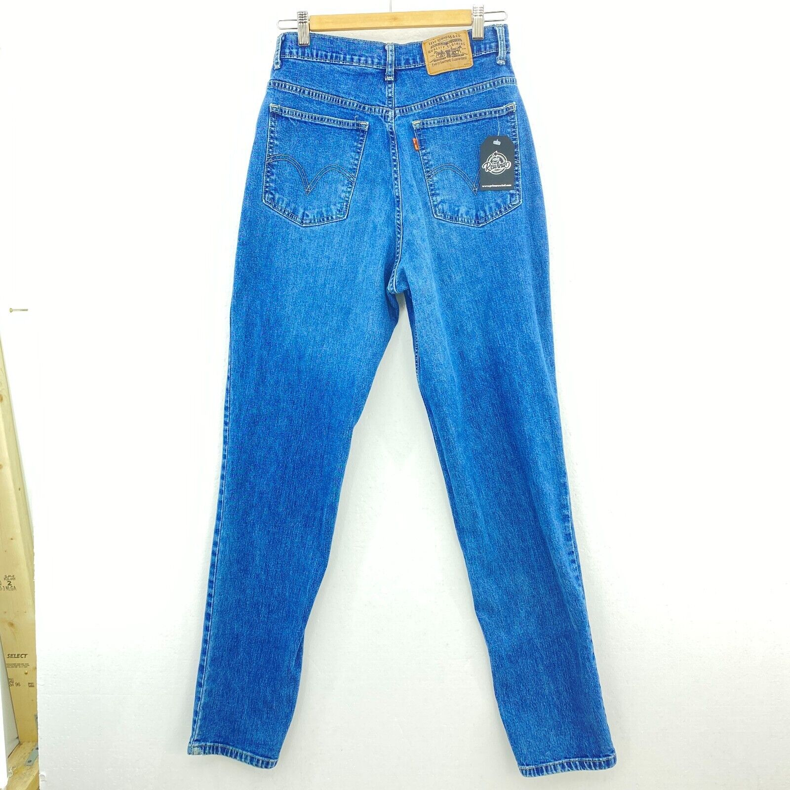 Levi Strauss Orange Tab Medium Wash Blue Straight Jeans Size 29 x 32
