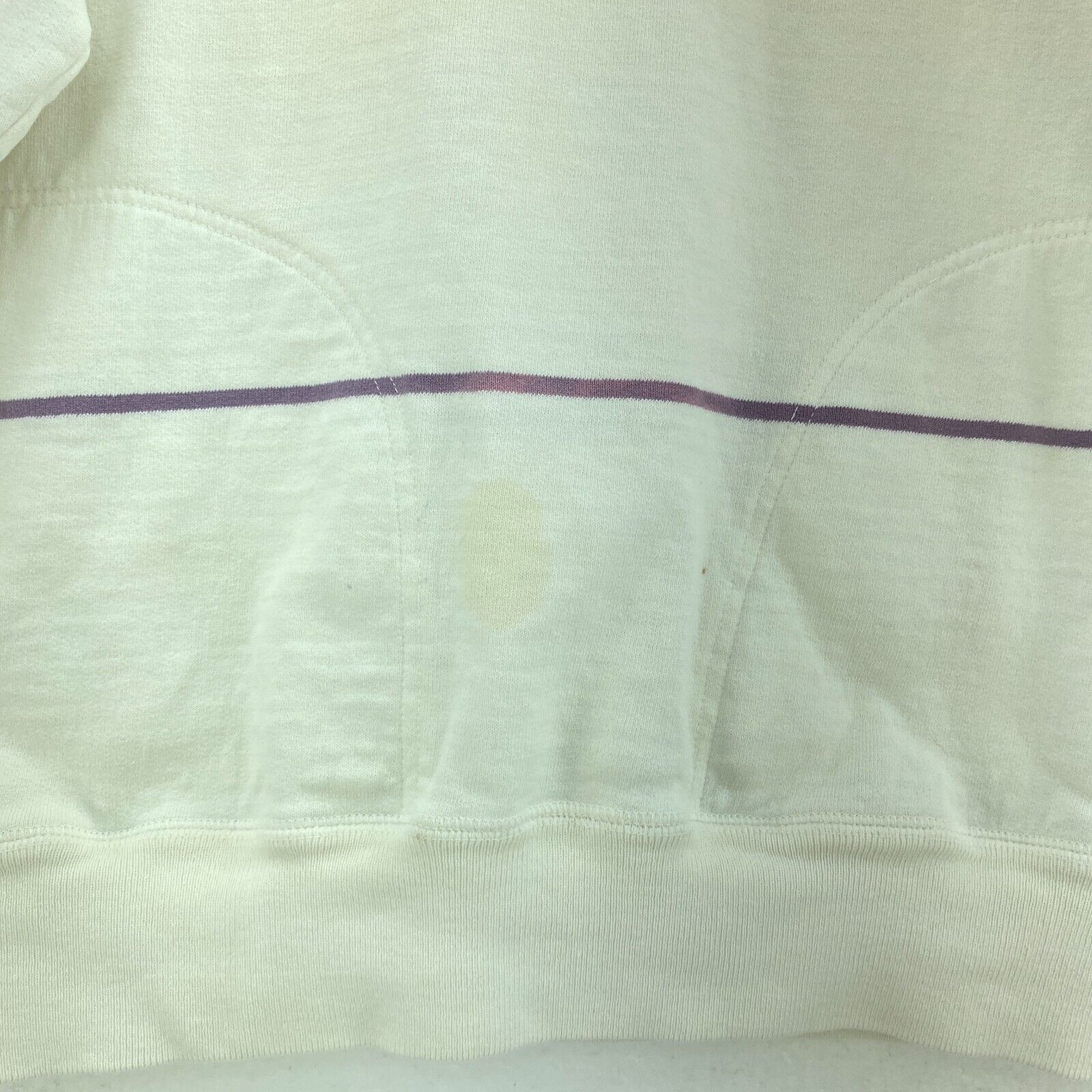 Polo Ralph Lauren Logo Women's Striped White Sweatshirt Size M