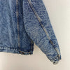 Vintage Levi Strauss Sherpa Acid Wash Trucker Denim Jacket Size S