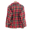 Vintage Pendleton Wool Checked Red Button Up Shirt Size L Looped Collar
