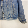 Levi Strauss Sherpa Lined Medium Wash Blue Vintage Denim Jacket Size 42