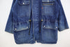 Vintage Levi Strauss Full Zip Medium Wash Blue Denim Jacket Size M