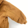 Carhartt Insulated Hooded Jacket Size 12M Brown Full Zip Up Kid's