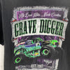 Grave Digger Monster Jam Racing Graphic 2019 Black T-shirt Size L