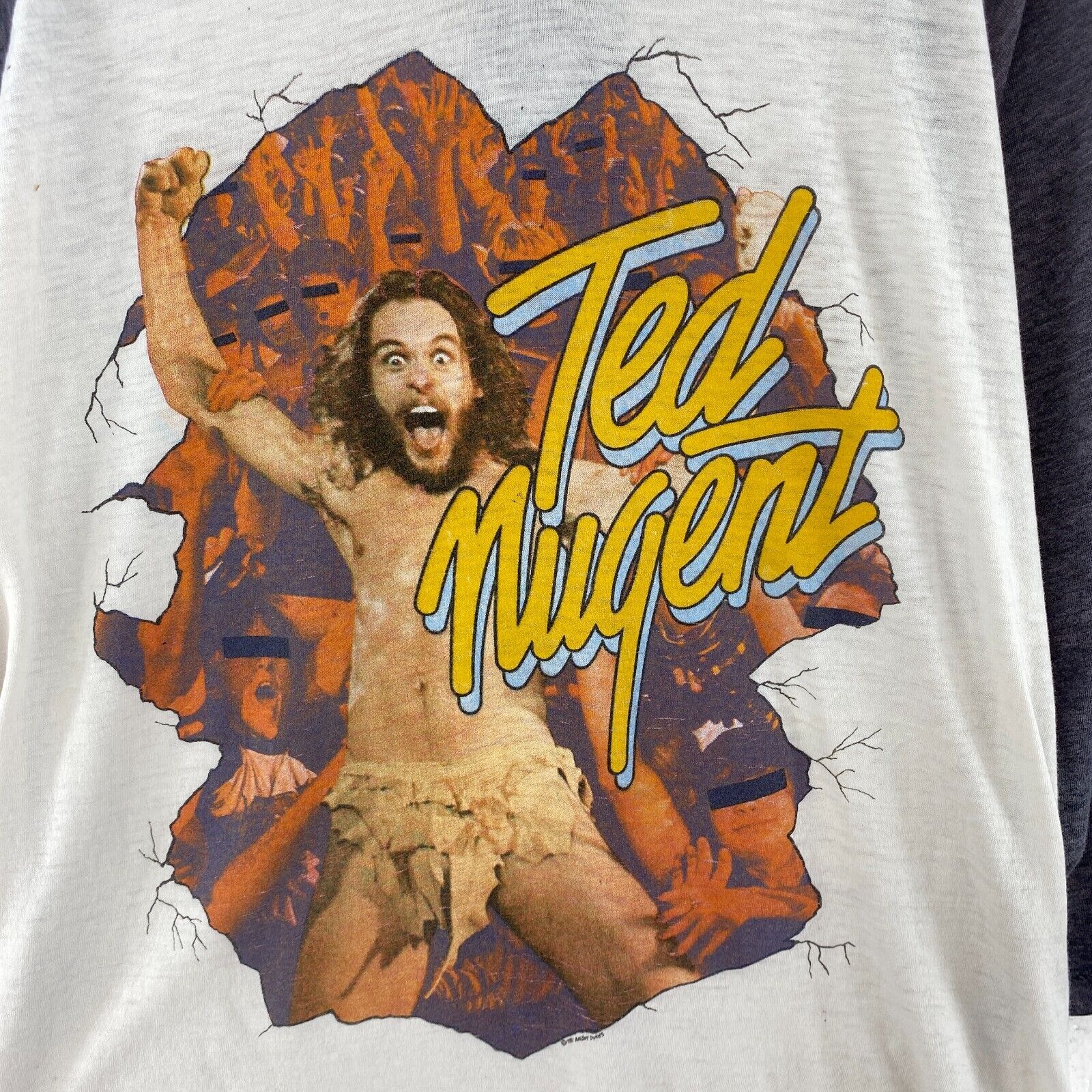 Ted Nugent Intensities In 10 Cities World Wildlife Tour T-shirt Black Size XL