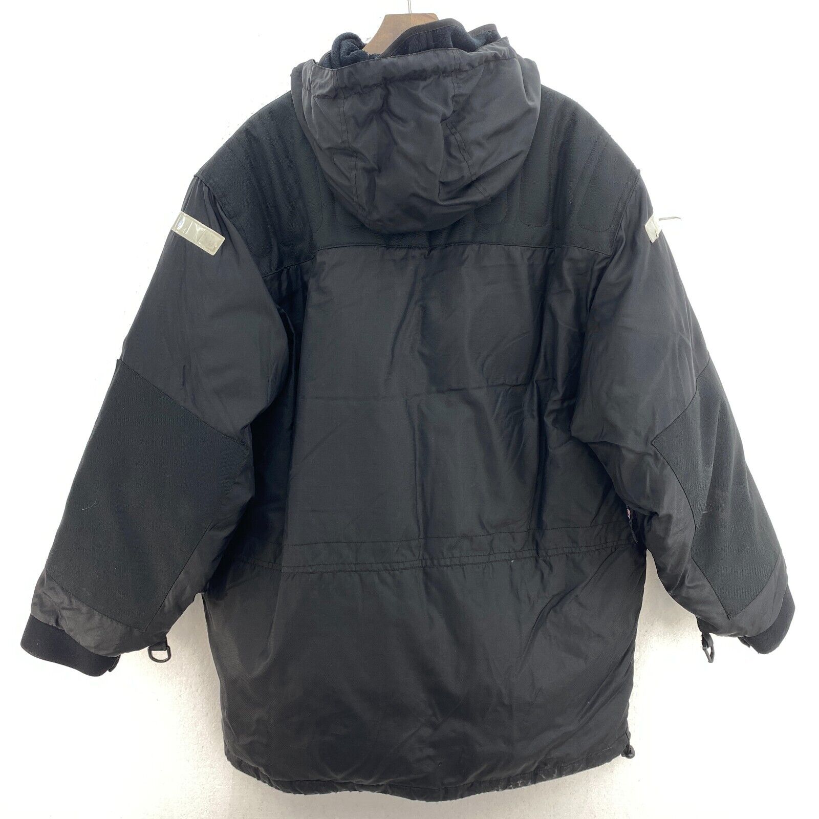 Vintage Polo Ralph Lauren Nasa Black Down Insulated Full Zip Jacket Size 2XL