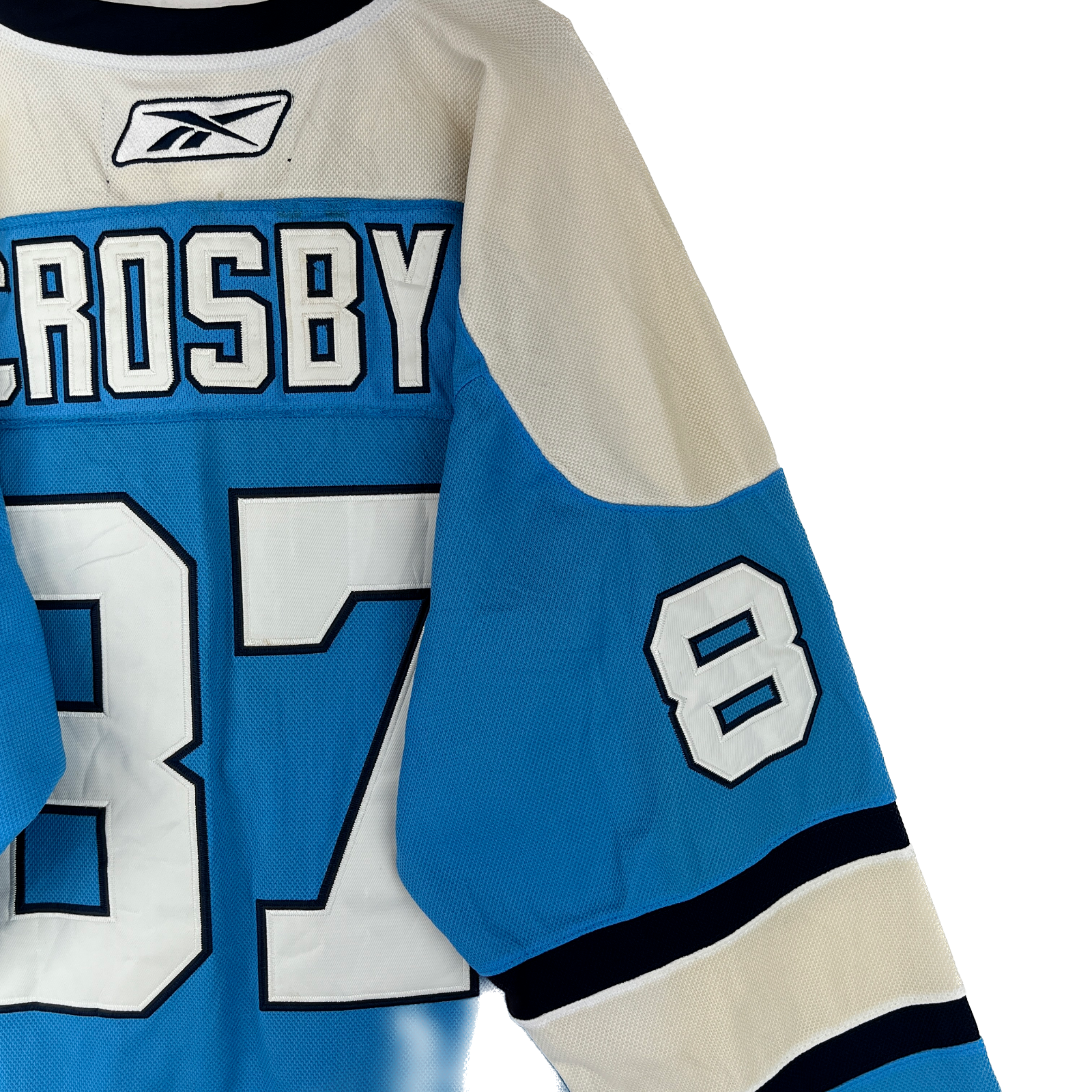 Vintage Reebok CCM Pittsburgh Penguins #87 Sidney Crosby Blue Jersey Size 54