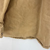 Vintage Carhartt 1990s Double Pocket Button Up Beige Shirt Size L