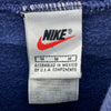 Nike Swoosh Logo Crew Neck Navy Blue Sweatshirt Size M