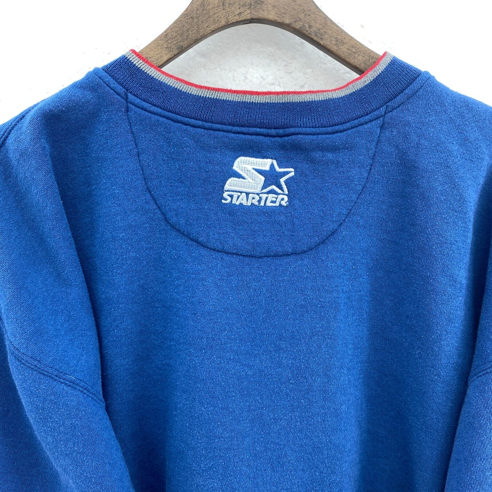 Starter Pro Line New Englands Patriots NFL Blue Sweatshirt Size L