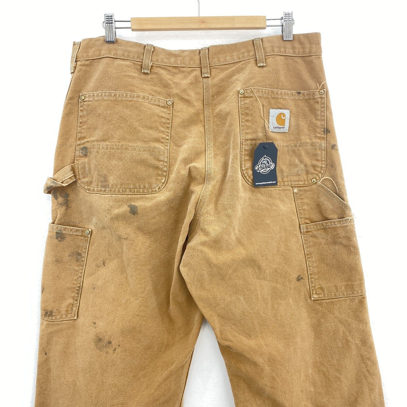 Carhartt Brown Double Knee Pants Size 36 Straight