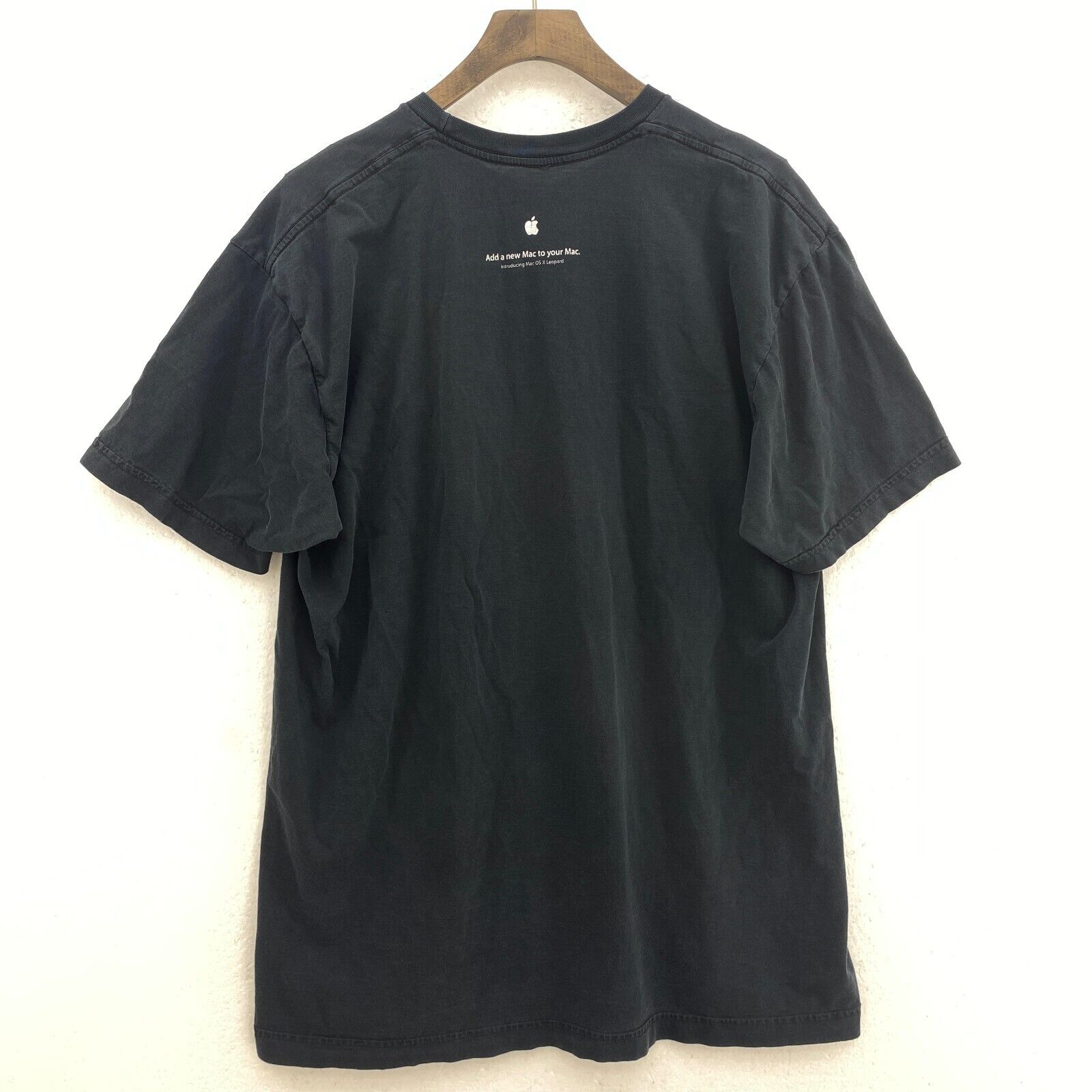 Vintage Apple Generation X Black T-Shirt Size Large