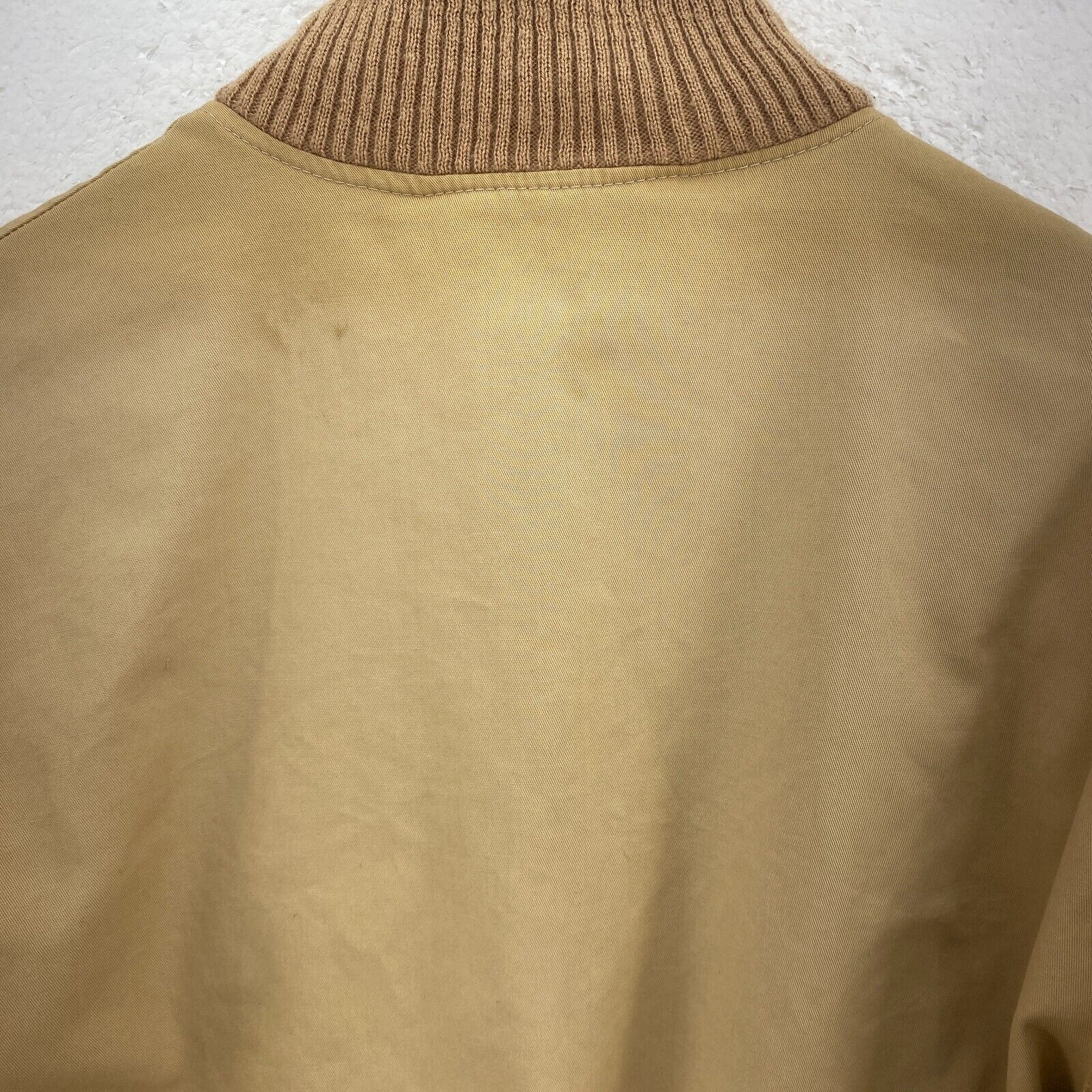 Vintage Adidas Full Zip Bomber Beige Jacket Size M