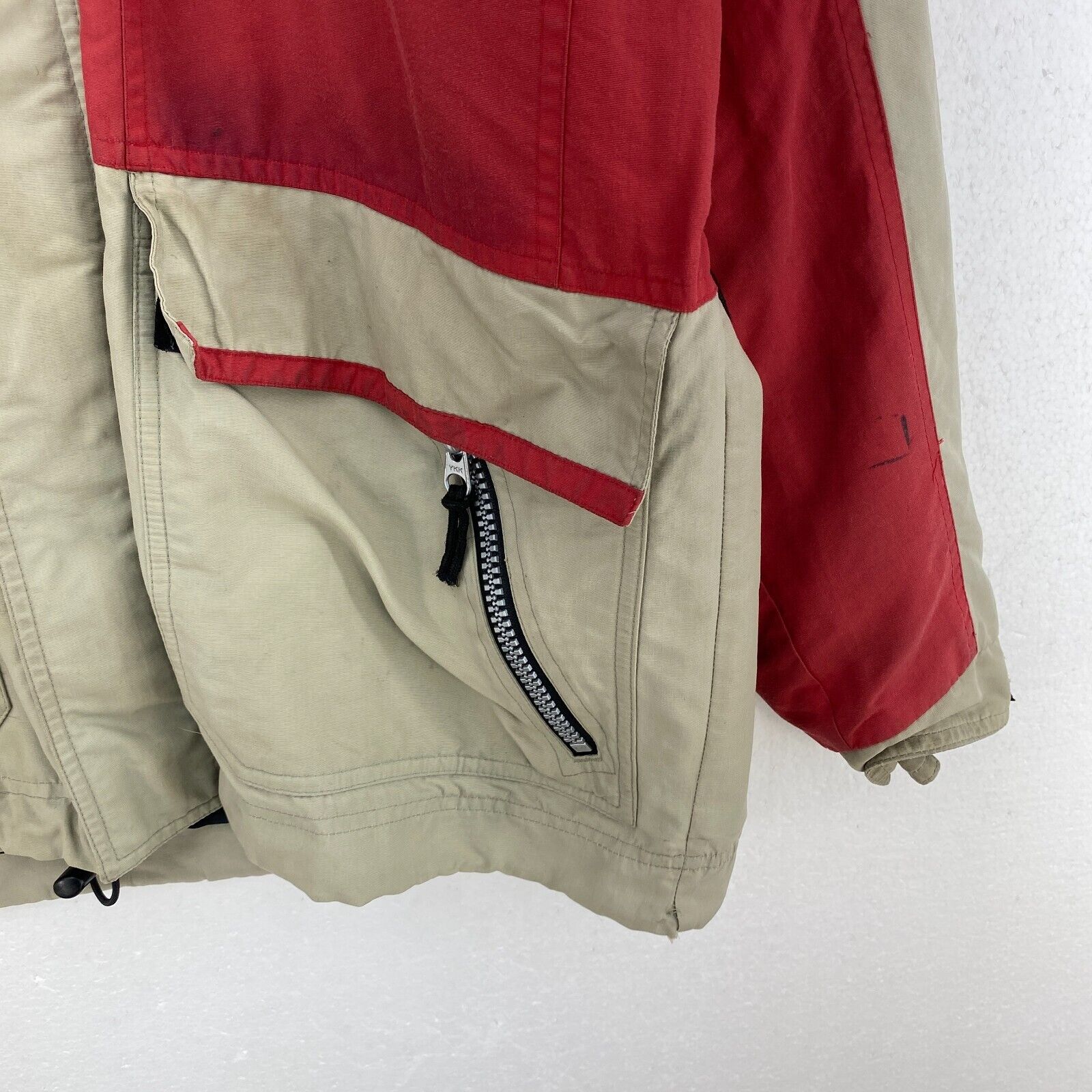Helly Hansen Boardwear Breathable Full Zip Beige Jacket Size M Hooded
