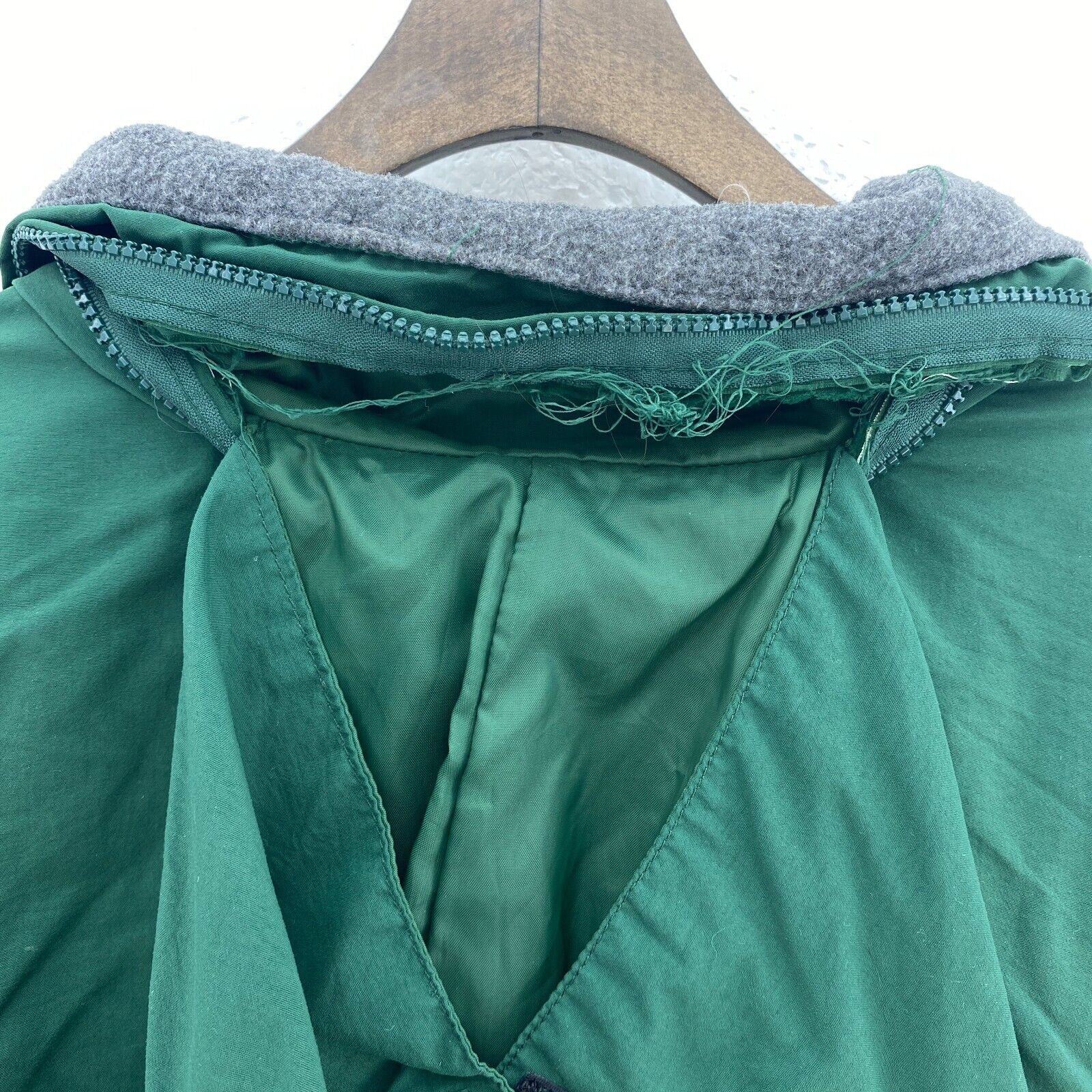 Vintage Mountain Dew Insulated Jacket Adult XL Green Soda Beverage Zip Up Coat