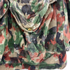 Swistzerland Military Paintball Camo Green Hooded Pockets Full Zip Jacket Size M