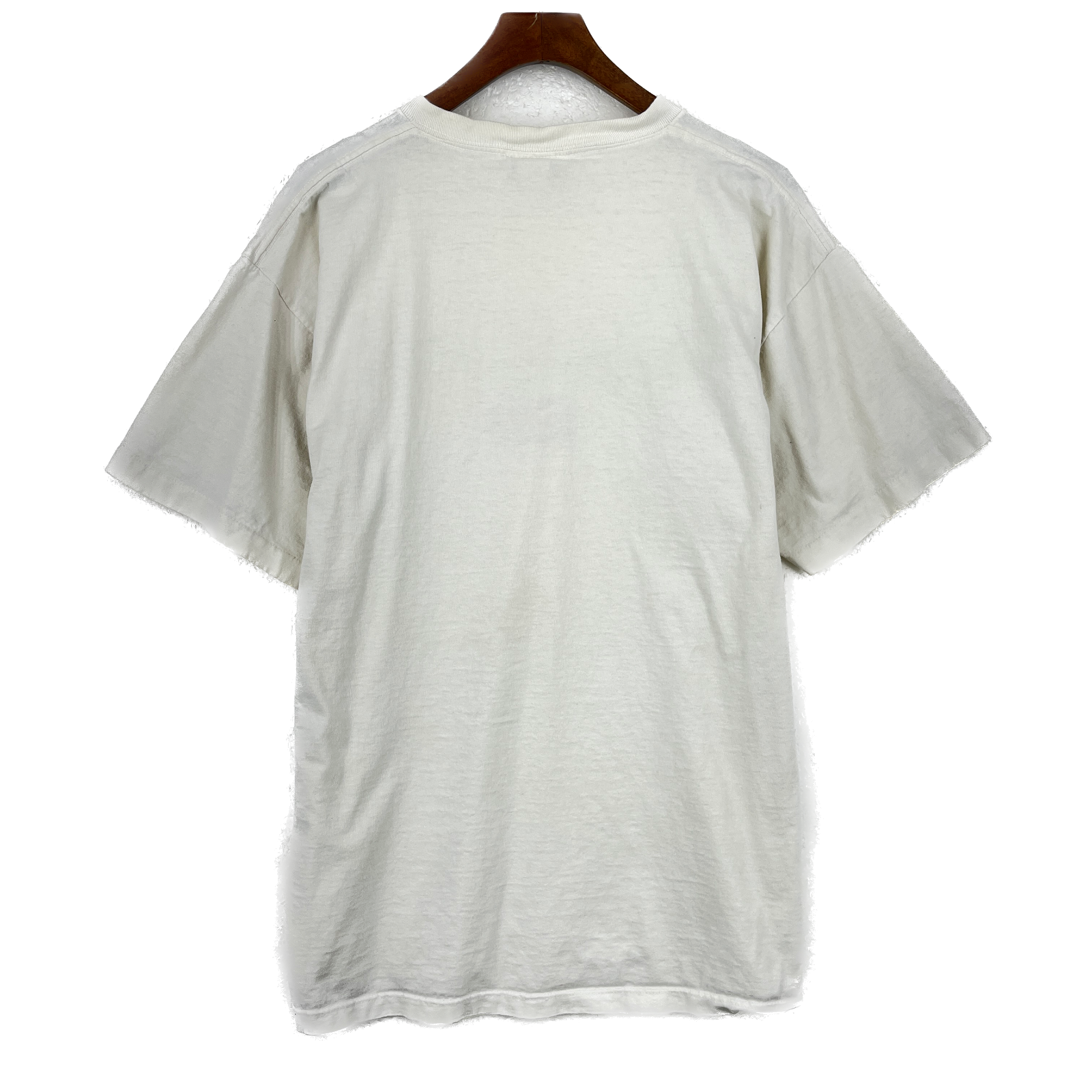 Vintage Reebok Graphic Print White T-shirt Size L Single Stitch