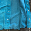 Harlequin Cotton Varsity Jacket Blue Size XL Wolf Dogs Fleece Lined
