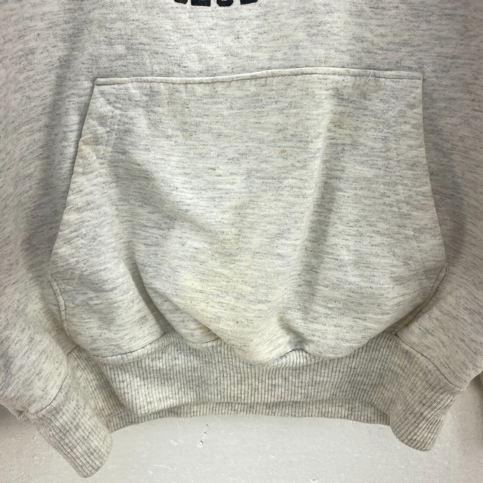 Vintage Adidas Athletic Club Hoodie Size M Heathered Gray